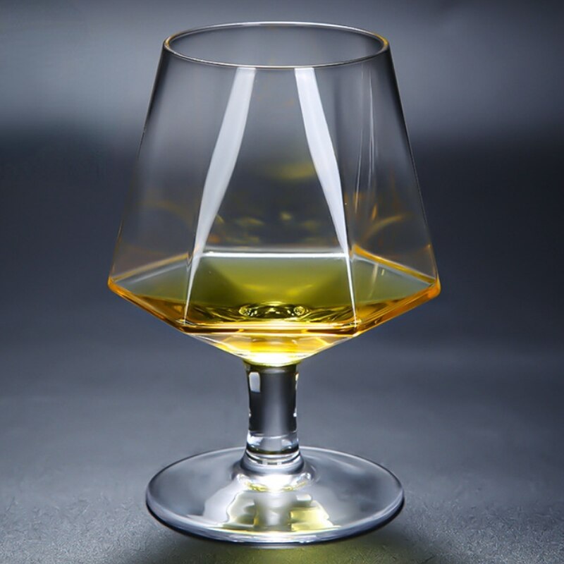 300-600ml Lead-Free Crystal Whiskey Brandy Wine Glass Exquisite Shape Goblet Festival Family Bar Drinkware Cup