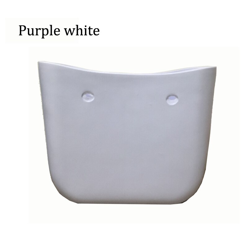 Colorful EVA Classic Size body bag waterproof EVA body O bag obag style handbag body: Classic Purple white