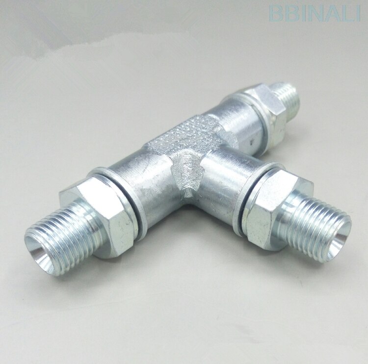 For Daewoo DH ZX PC Hyundai Sany Excavator shuttle valve modified valve three-way pressure measurement three wild Excavator part