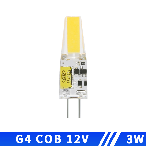 Mini bombilla LED de 12V, CA/CC, 220V, E14, 3W, 6W, 9W, ángulo de haz Dimable, reemplazo de halógeno para luces de araña de cristal, G4, G9, 10 piezas: YELLOW / changeable