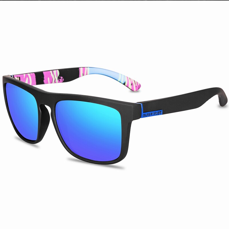 QUISVIKER gafas de sol polarizadas gafas de sol para hombres y mujeres gafas cuadradas para hombres gafas de conducción Retro Vintage UV400: QP7