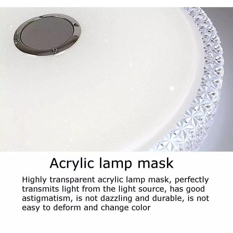 110-220V Modern RGB LED Ceiling Lights Home lighting APP bluetooth Music Light Bedroom Lamps Smart Ceiling Lamp+Remote Control