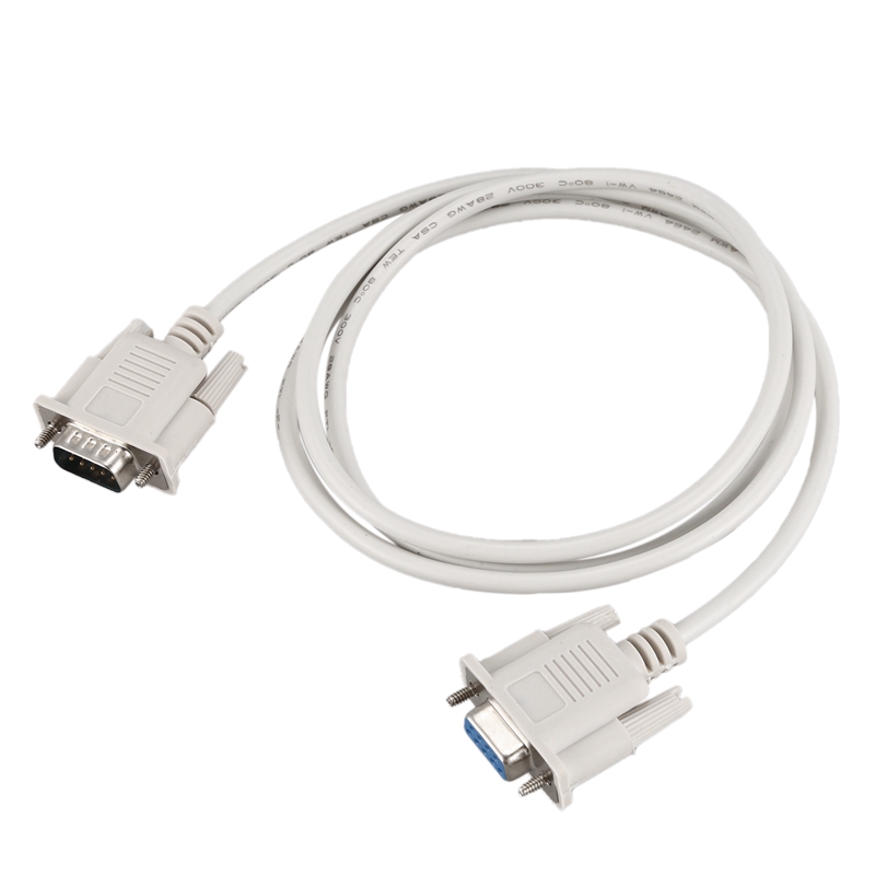 RS232 DB9 9 Pin Male To Female Serial Port Cable Industrial Adapter 1.