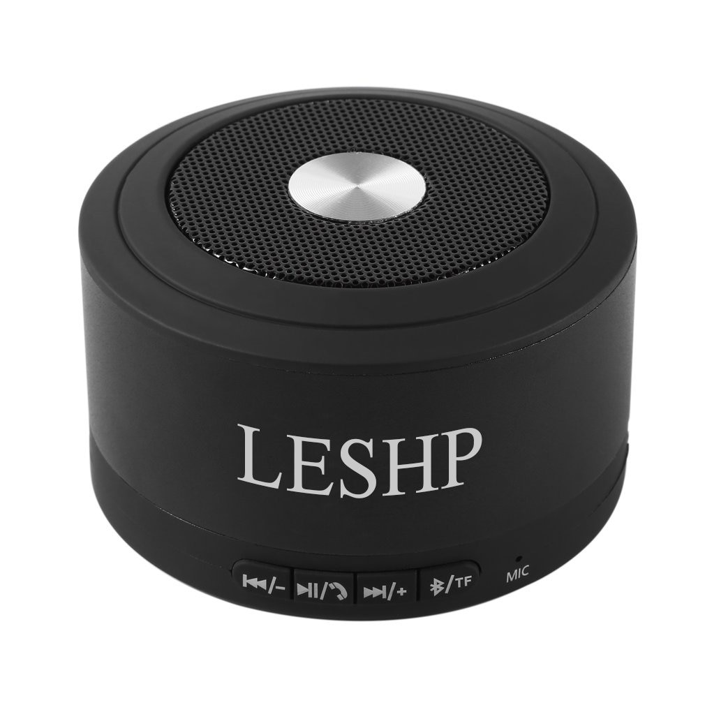 Leshp mini draagbare luidsprekers bluetooth 3.0 draadloze luidsprekers muziek stereo buitenluidspreker luidspreker ondersteuning fm tf-kaart
