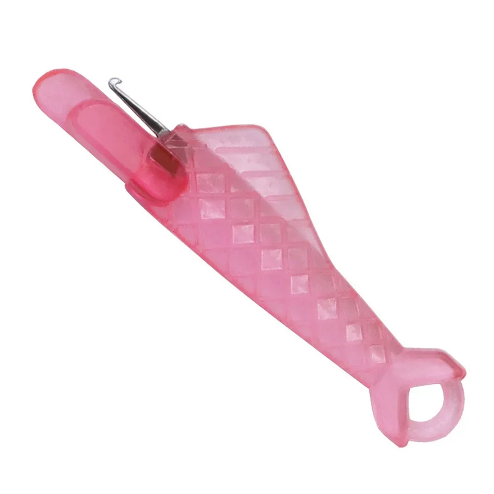 Mini Automatic Needle Threader With Hook Plastic Needle Sewing Machine Insertion Elderly Quick Changer Craft Accessories