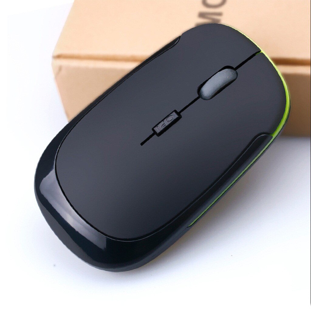 2.4G Mouse Senza Fili bluetooth del mouse Ultra-sottile mute Mouse Portatile Ricevitore USB Del Computer Mouse Ottico per notebook PC 20j23