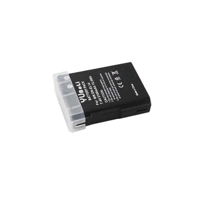 Paquete de baterías EL 14 ENEL 14 EN-EL14A EN EL14 EL14A EL14 + para Nikon D5200 D3100 D3200 D5100 P7000 P7100: 1BATTERY