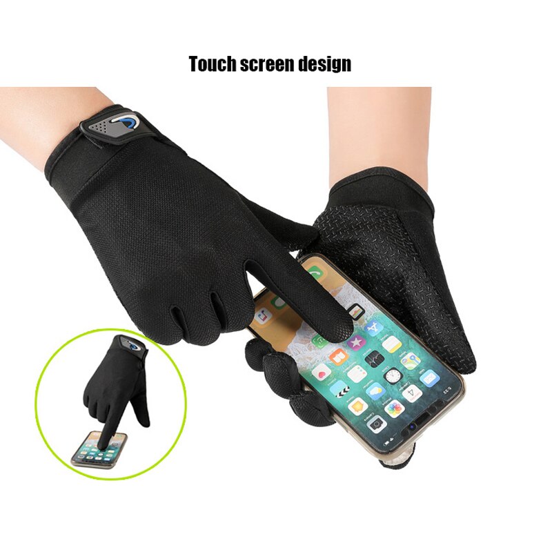 Guanti unisex ciclismo squadra bicicletta guanti estivi dito pieno antiscivolo equitazione guanti Mtb specializzati uomo