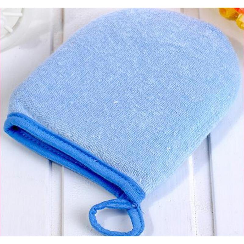 1PC Baby Kid Infant Cartoon Zachte Baden Badkamer Mitt Handschoen Schuim Wrijven Douche Spons Exfoliërende Wassen Doek Handdoek 3 kleuren