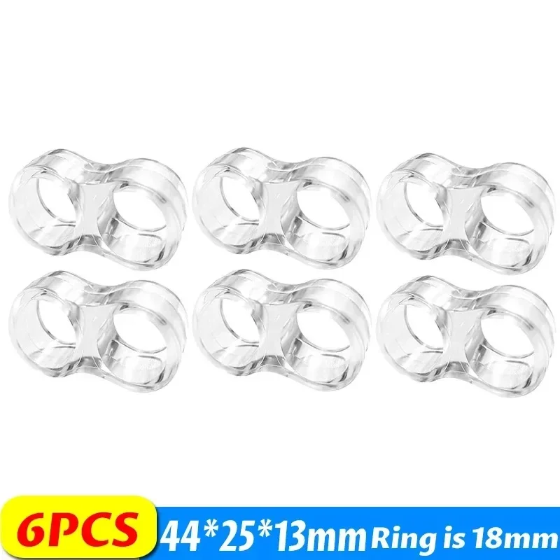 1/12PCS Deur Stopt Siliconen Deurklink Buffer Muurbescherming Deurknop Bumper Meubels Beschermd Valblokken Schokbestendige ringen: Ivoor