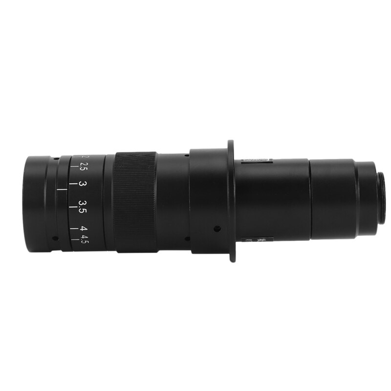 Industrial Video Microscope Camera Objective Lens Adjustable Focus 10A Monocular Microscope Lens