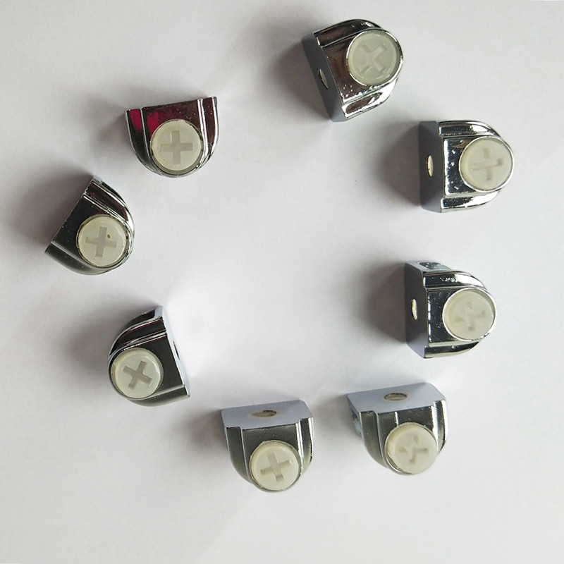 20 Stück halbrunde Halbkreis 3-9mm dicke Glas klemmen Glas regal halterung Klemm halterung Halterung Halterung Eck halterung Clips