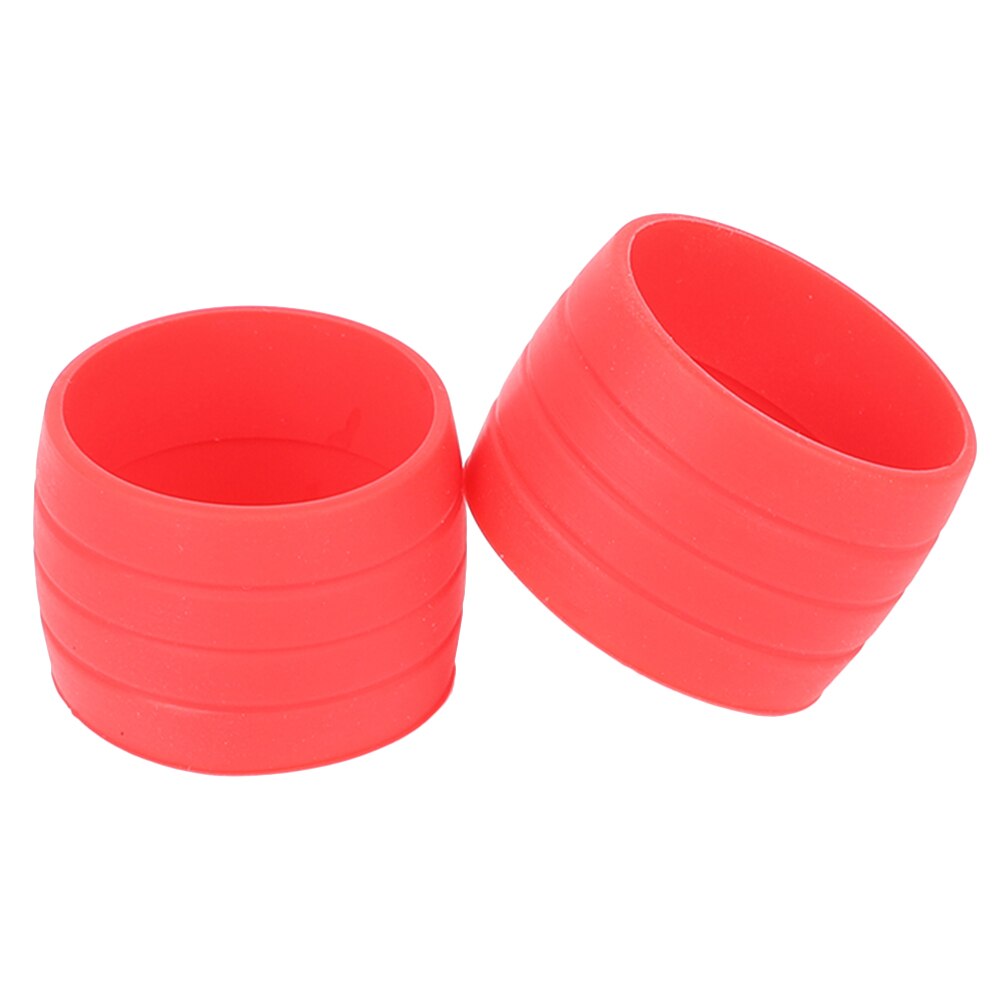 1 Paar Fietsen Siliconen Plug Fiets Rem Stuur Gesp Mouw Vaste Ring Fietsen Draagbare Stofdicht Fietsen Onderdelen: Red