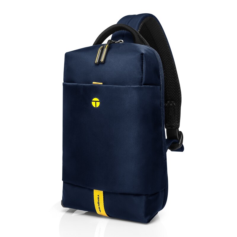 Tangcool Neue Männlichen Brust Tasche Freizeit Wasserdichte Mann Nylon schulter tasche Korea Stil Crossbody-tasche Für Student Teenager Tasche: Blau