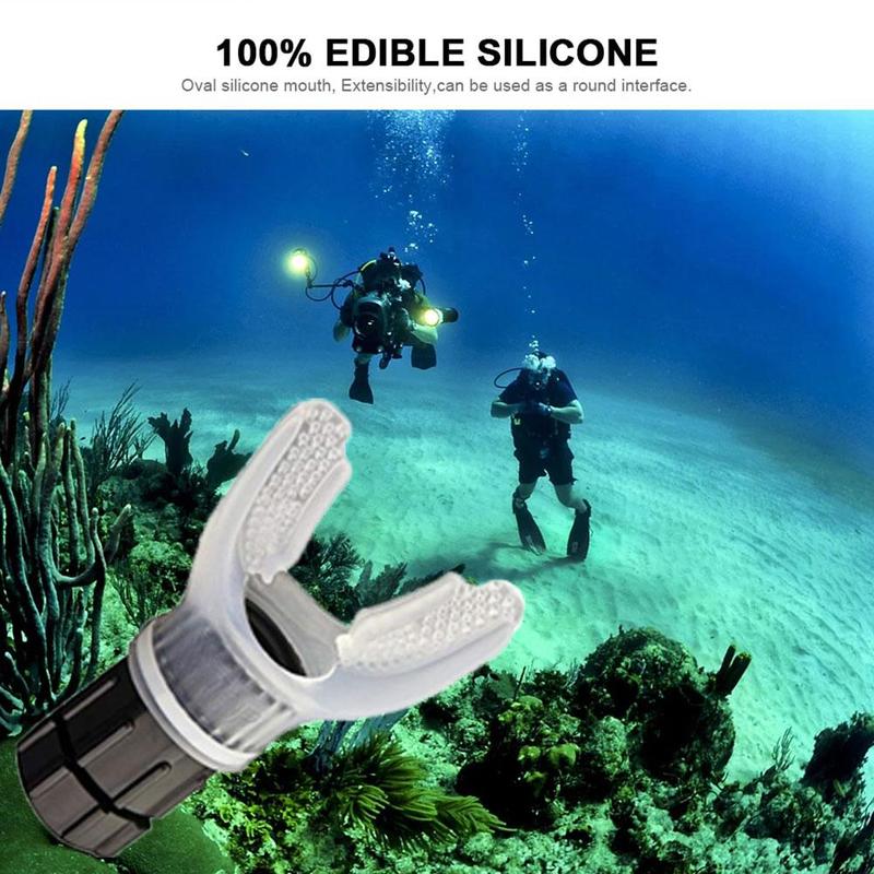 Silicone Diving Mouthpiece - Replacement For Snorkels & Regulators