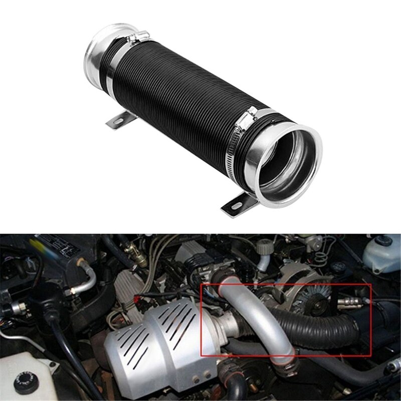 3 Inch Universal Turbo Kit Car Cold Air Intake Pipe Adjustable Tube Turbo Intake Pipe