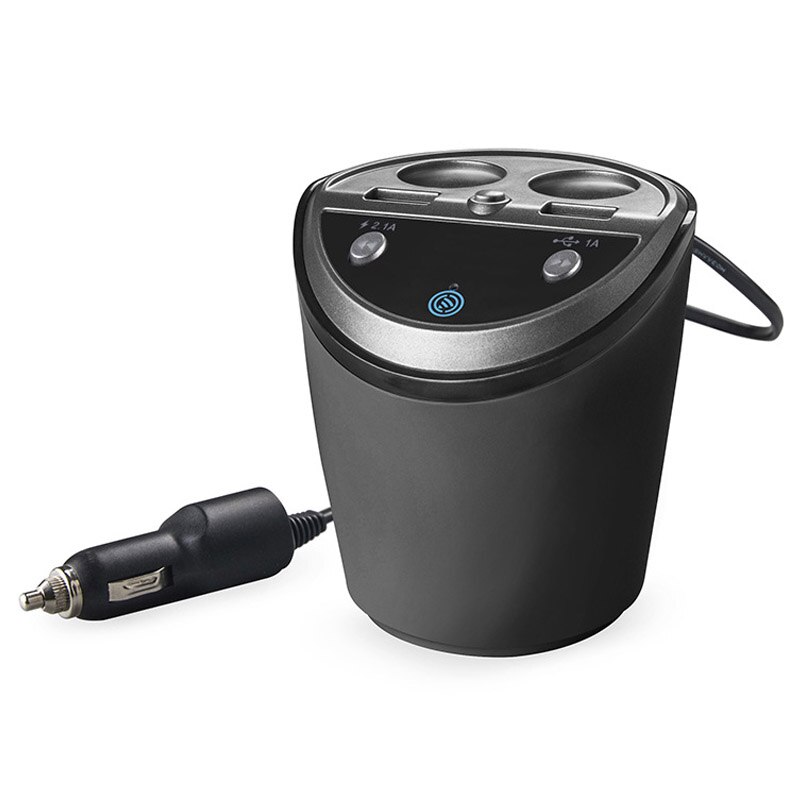 Autoladegerät für iphone, mobiltelefon, freisprecheinrichtung, fm-transmitter, bluetooth-autokit, lcd-display ,  mp3- player, dual-usb-autoladegerät