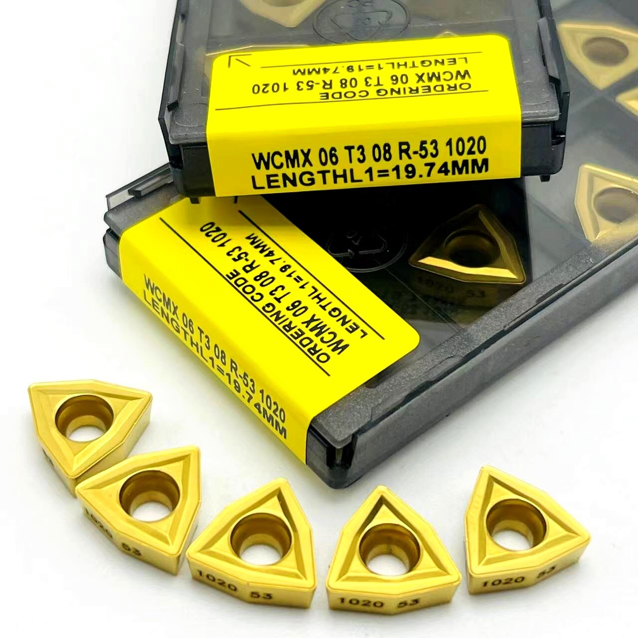 10 stuks wcmx 06 t 308 r-53 1020 speciaal blad voor snelle u-boor hardmetalen blad metaaldraaigereedschap snijgereedschap wcmx 06 t 308 u- boor