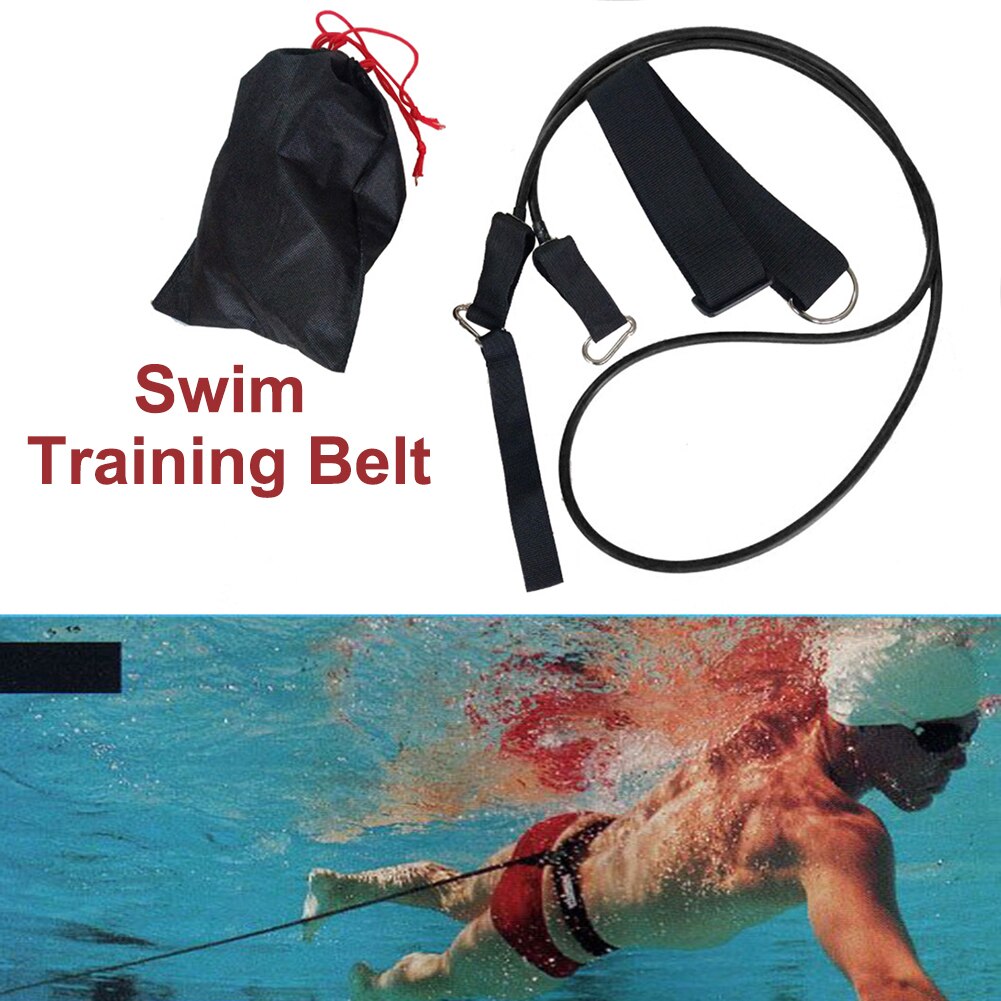 2 m swimming training belt swimming bungee rope resistance band suit swimmer swimming training accessories #