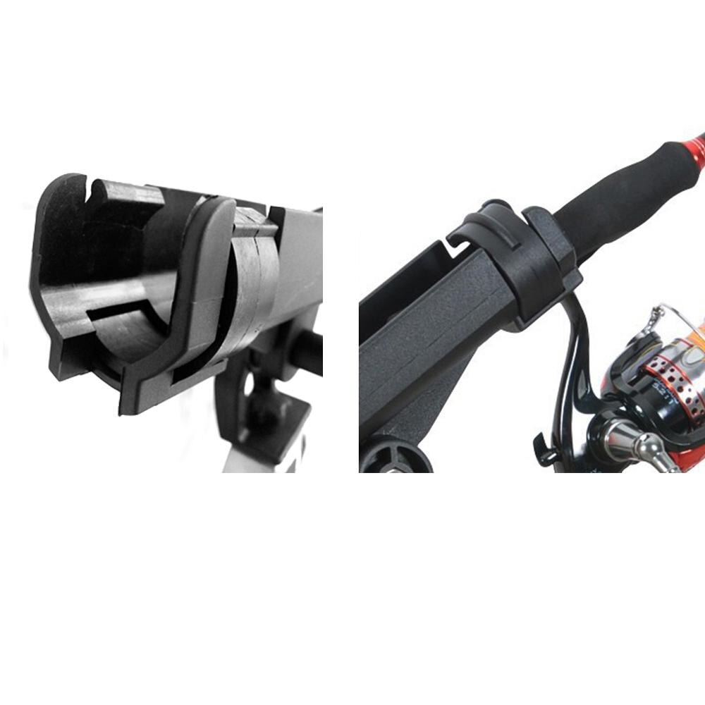 Fishing Tackle 360 Degree Adjustable Fishing Rod Rack Holder Clamp On Removable Kayak Boat Support Pole Stand For Fishing Rod