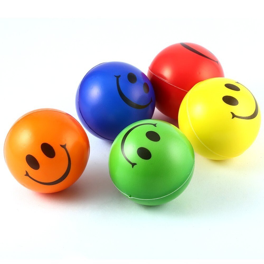 Boules Anti Stress souples 12 pièces | Activités d'extérieur, divertissement, chien, animal de compagnie, rire, visage naturel, boule Anti-Stress
