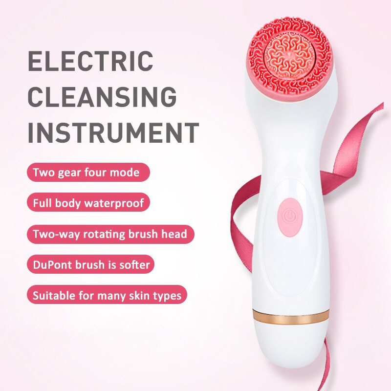 Brosse nettoyante visage Spin brosse ensemble système de Spa du visage pour le nettoyage en profondeur de la peau enlever les points noirs