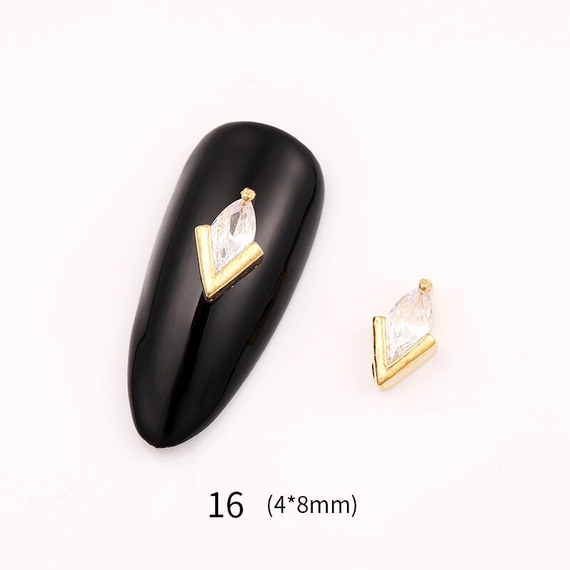 1 Pc 3D décoration d'ongle strass petit papillon fée Bling Nail Art pierres coloré Nail Art accessoires bricolage conseils de: 22