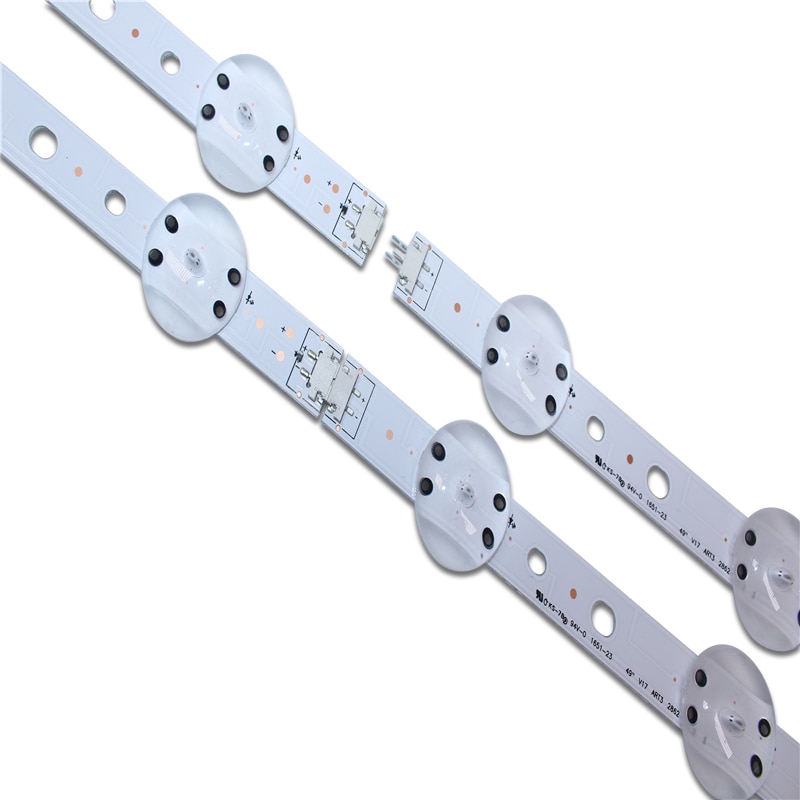 Kit 4 Stuks Led Strip Lg 49UV340C 49UJ6565 49UJ670V V17 49 R1 L1 ART3 2862 2863 6916L-2862A 6916L-2863A
