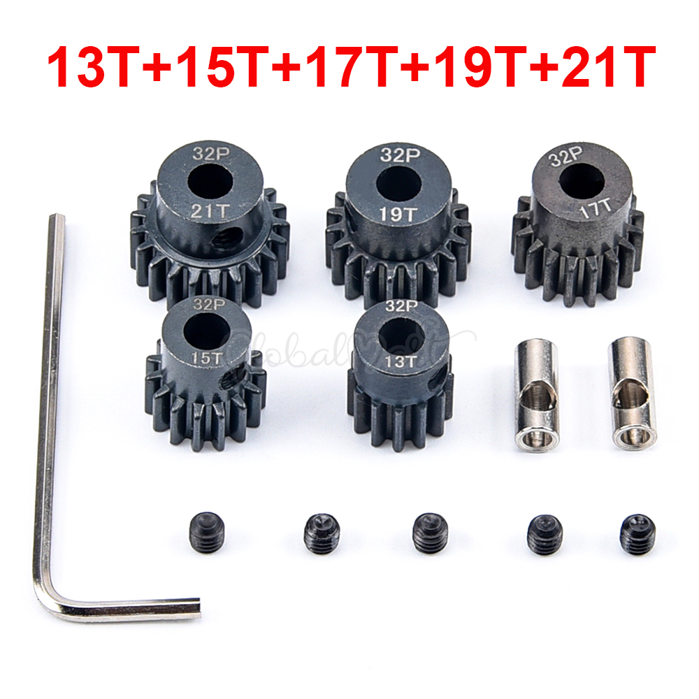 Metalen Staal 54T 0.8 32 Pitch 3956 Tandwiel En 15T 17T 19T Gears Gear Sets voor Traxxas Slash 4X4 4WD 2WD Vxl Rally Vxl Stempel: 13T15T17T19T21Ttool