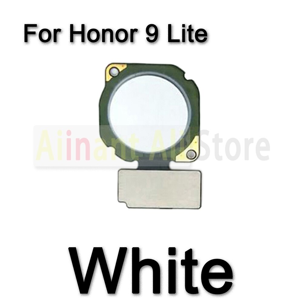 Alkuperäinen kotiavain sormenjälkitunnistimen joustokaapeli huawei honorille 9 9i 9x lite touch id sormenjälki flex kaapeli puhelimen osat: Honor 9 lite valkoinen
