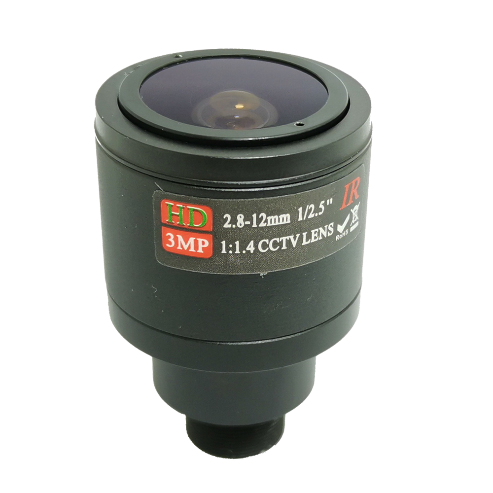 2.8Mm-12Mm Lens M12 3MP Voor Hd Beveiligingscamera &#39;S F2.0 Afbeelding 1/2.5 Inch Manual Focus En Zoom Ir Cctv Camera Lens 3 Megapixel