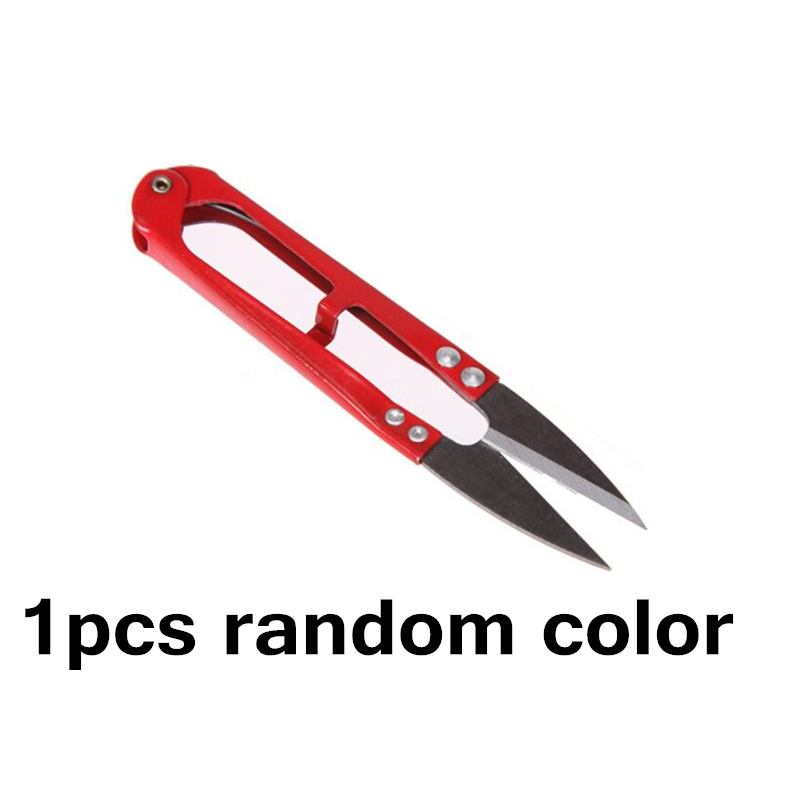 1 Stuks U-vorm Vissen Schaar Mini Vis Schaar Borduren Toepassing Schaar Vislijn Cutter Gereedschap Vissen Accessoires