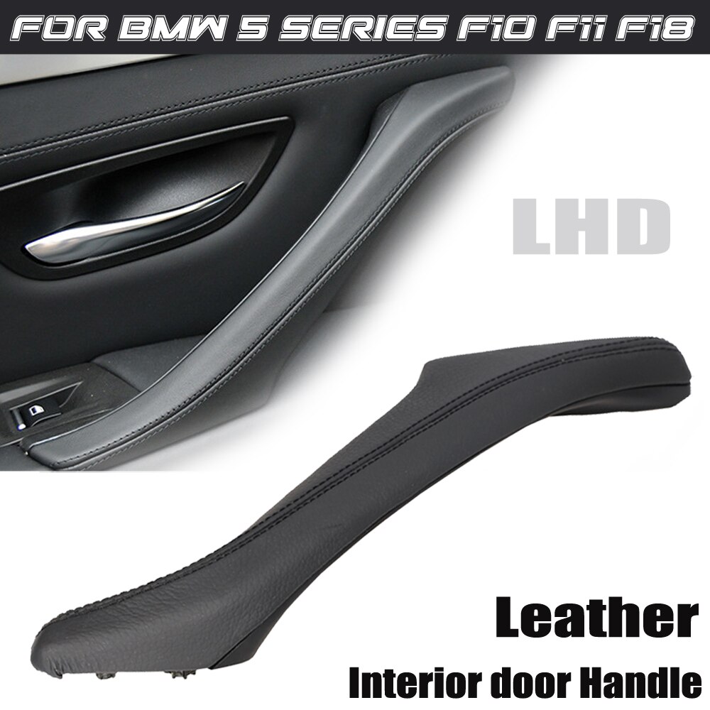 Wnętrze drzwi pasażera skóra uchwyt robić holowania montażbyć winnym dla BMW serii 5 F10 F11 F18 520i 523i 525i 528i 535i