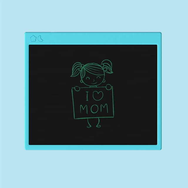 16 Inch LCD Writing Tablet Graphic Drawing Tablet Electronic Digital Message Drawing Board Writing Drawing Handwriting Pad Board: Blue