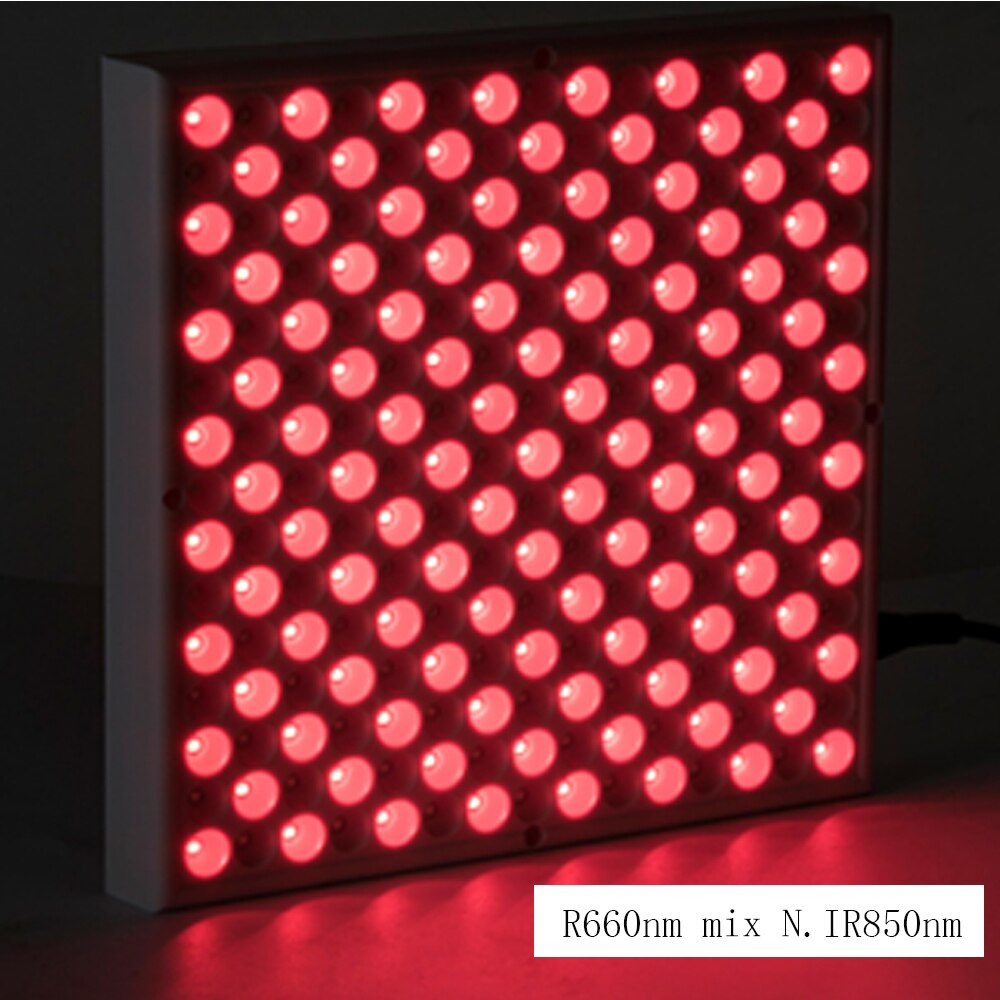 Switchable 45Watt Red Light Therapy Panel 660nm, 850nm Near Infrared Lamp Therapy for Skin and Pain Relief, Red Grow Light LED: 45W 660nm mix 850nm / UK