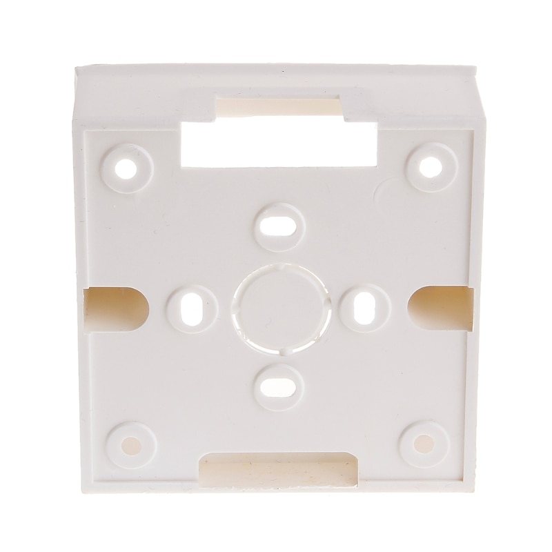 86 Type Switch Socket Base Outfit Junction Box Surface Mount Bottom Box Wall Switch Socket Dark Box White