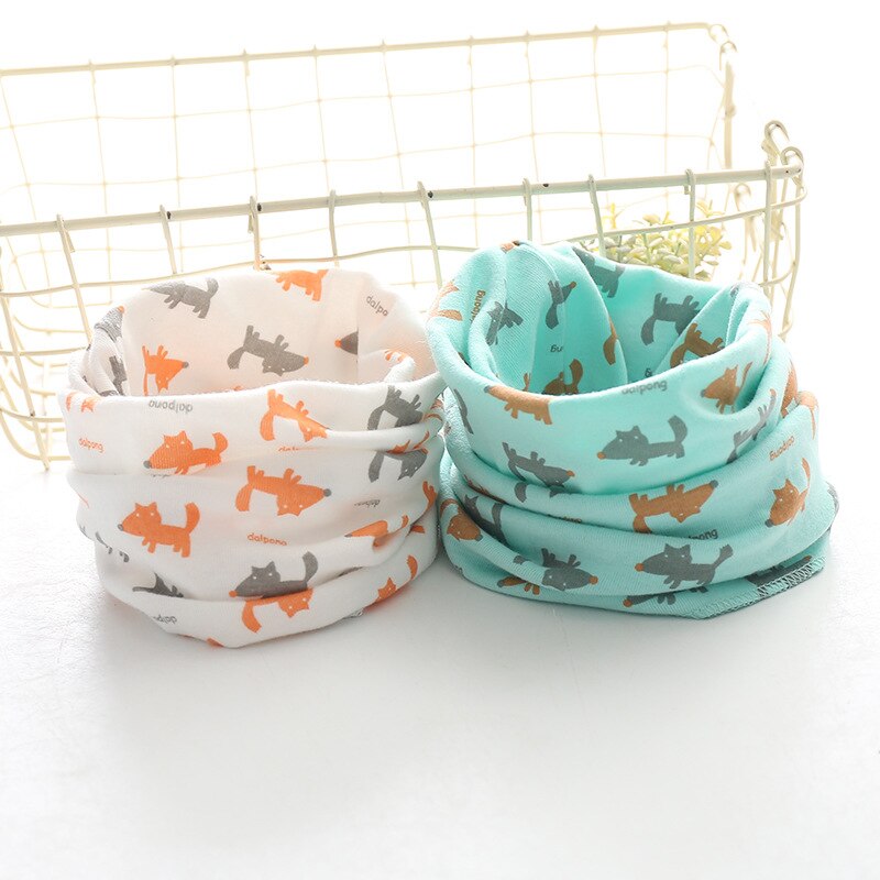 Cotton Baby Scarf Baby Bibs For Boys Girls Burp Cloths Baberos Lovely Kids Collars O Ring Neckerchief
