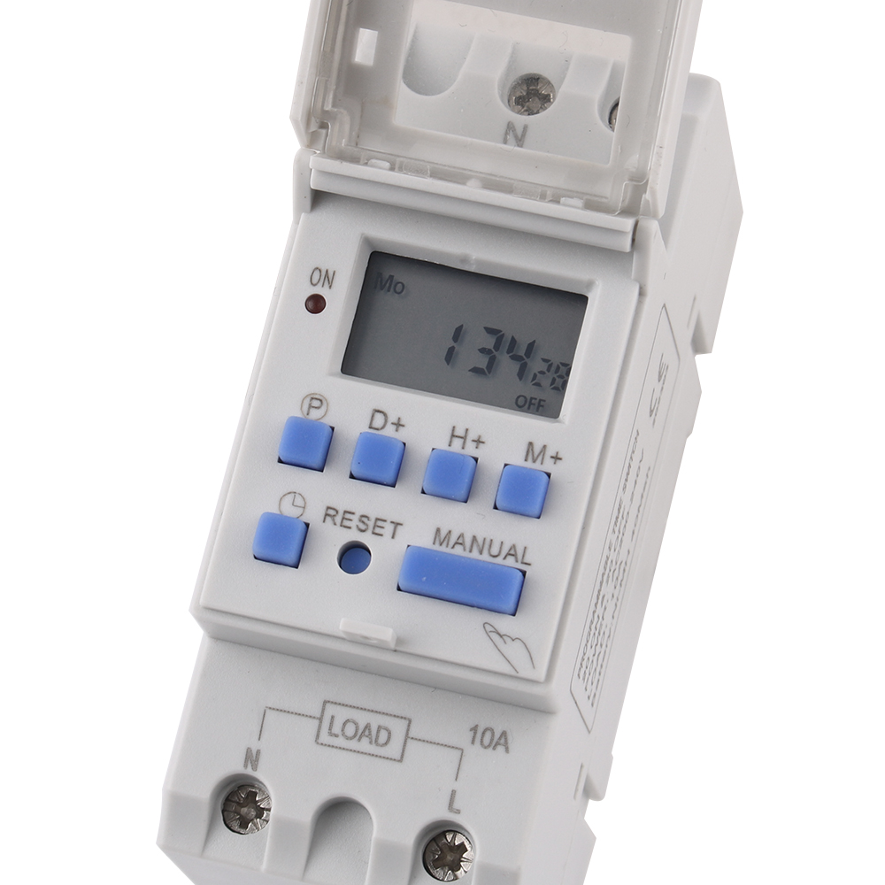 THC15A Type Din Rail 2 wire Weekly 7 Days Programmable Digital TIME SWITCH Relay Timer Control AC 12V 24V 48V230V 220V