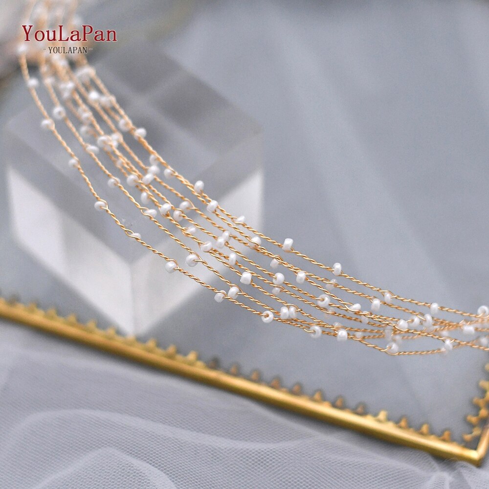 TOPQUEEN, SH28-G, cinturones de novia dorados, faja con cuentas para boda, vestido de , accesorios de boda, cinturón delgado para mujer,