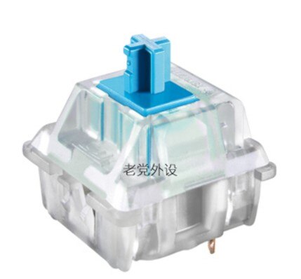 4pcs/pack original Cherry MX RGB switch mechanical keyboard MX switch shaft green red black RGB transparent cover: Blue