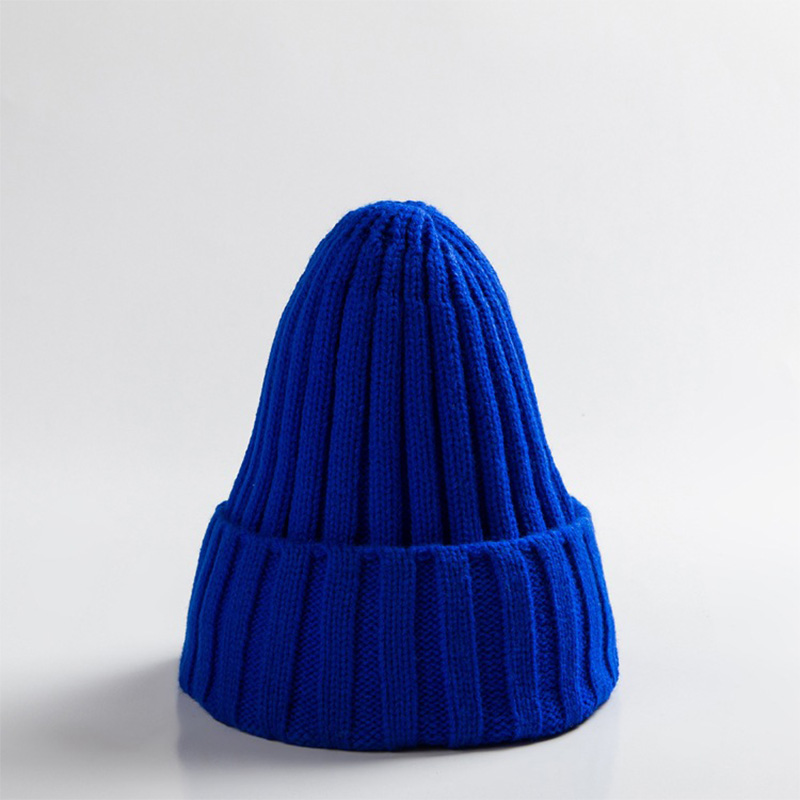 Stickad baby turban mössa varma ullkepsar mjuk mössa för barn flickor pojkar nyfödd elastisk småbarn spädbarn vinter huvudbonader: 4