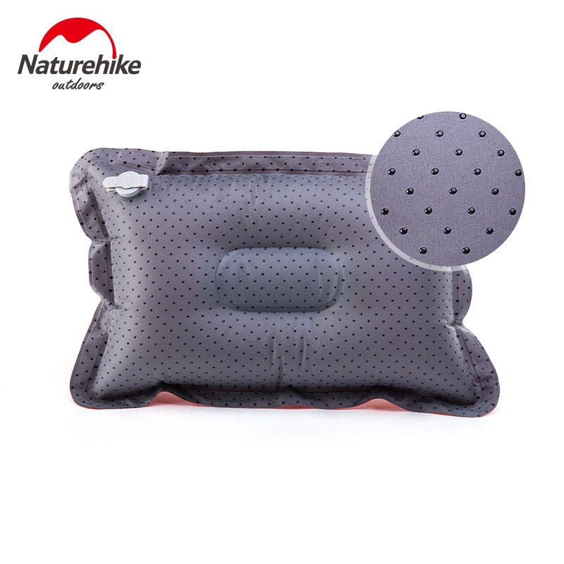 Naturehike Upgraded Suede Material Inflatable Pillow for Hiking Backpacking Travel Pillows Camping Nap Air Pillows NH15A001-L