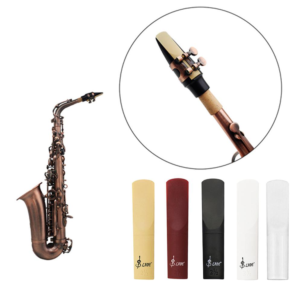 Alt saxofon sivharpiks siv styrke 2.5 med 5 farver tilbehør til saxofon