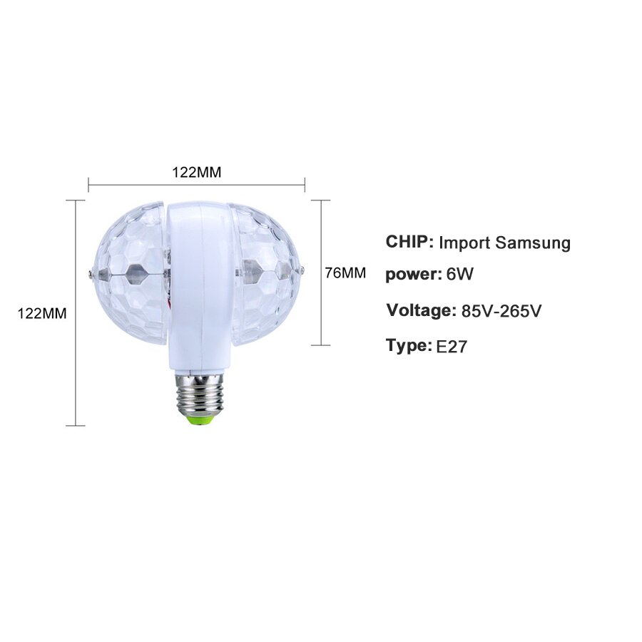 Mini luces de discoteca USB, Luz Portátil de en casa, CC de 5V, Led alimentada por USB, Bola de de escenario, iluminación de DJ, de Karaoke, Led de Navidad: Package E