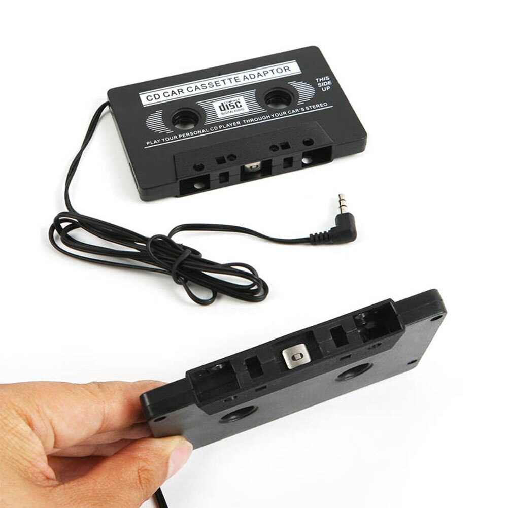 Adaptador de Cassette de Audio para coche, conector electrónico Digital de música de 3,5mm, fácil de instalar, reproductor MP3 y CD para vehículo
