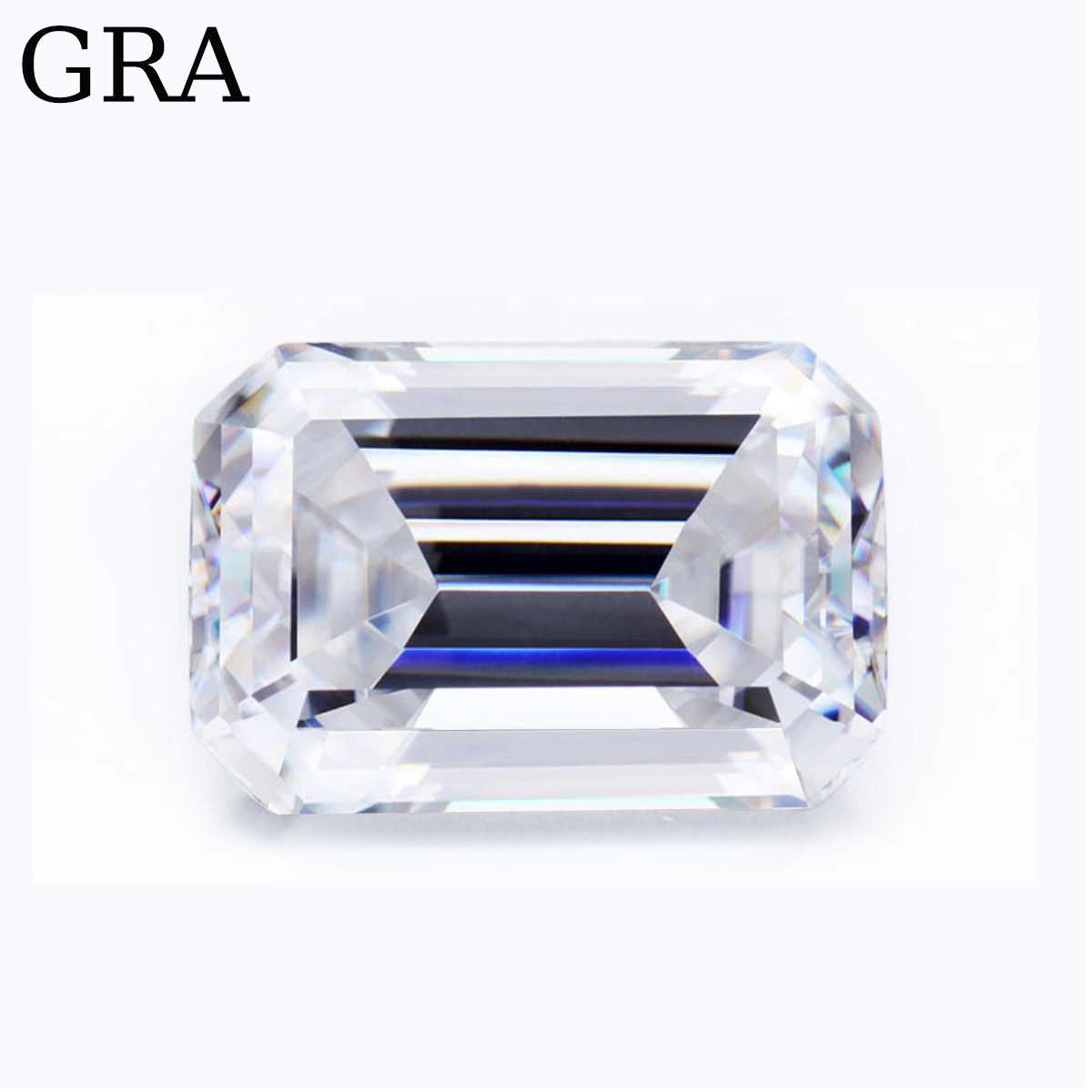 Szjinao real 100% frouxo pedra preciosa moissanite diamante 1ct d cor vvs1 esmeralda corte 5*7mm moissanite pedra indefinida para jóias