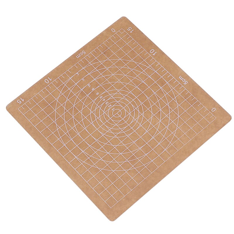 1pcs DIY Pressure Tool Square Acrylic Transparent Stamp Pressure Clay Mud Ultra-light Clay Plate Tools