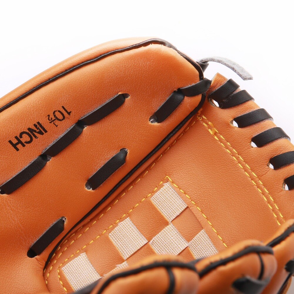 freundlicher Baseball Handschuh 10,5 Zoll weicher Ball Team Sport Baseball Praxis Ausrügestochen Baseball Zubehör BQST-02