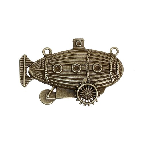 Doreenperles en alliage à base de Zinc, connecteurs Bronze Antique argent, équipement de bateau, composants de , 49mm x 33mm, 2 pièces: Antique Bronze