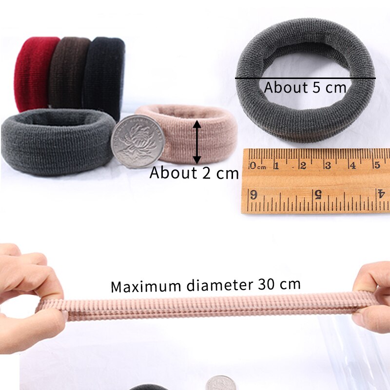 2/5/10 Teile/satz Frauen Mädchen Einfache Feste Breite Scrunchies Gummibänder Dame Weiche Elastische Haarband Weibliche haar Zubehör